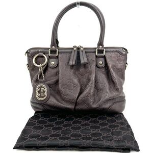 Gucci Brown Leather Handbag